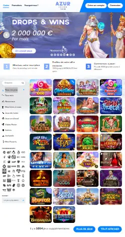 l'application et interface Boomerang Casino