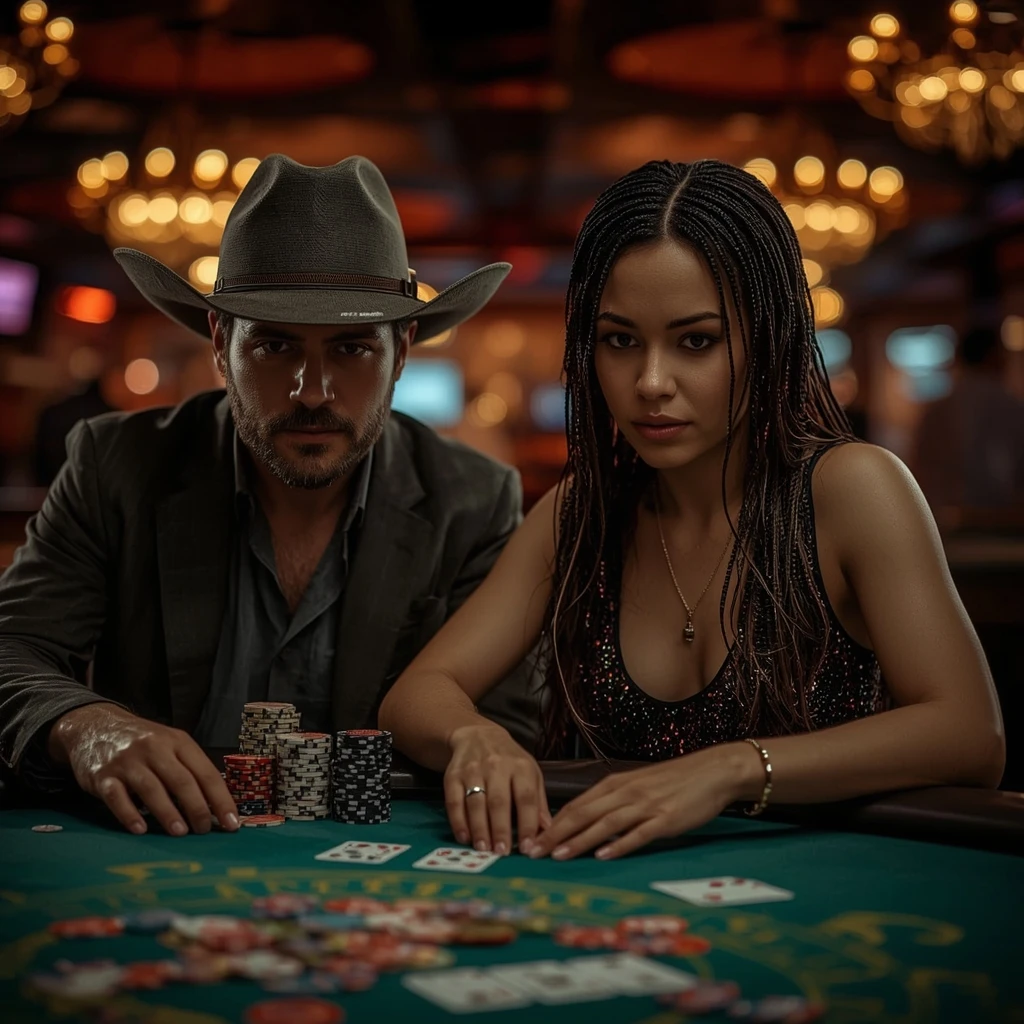 photo de deux joueurs de poker BOOMERANG CASINO